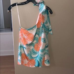 Lilly Pulitzer one shoulder top